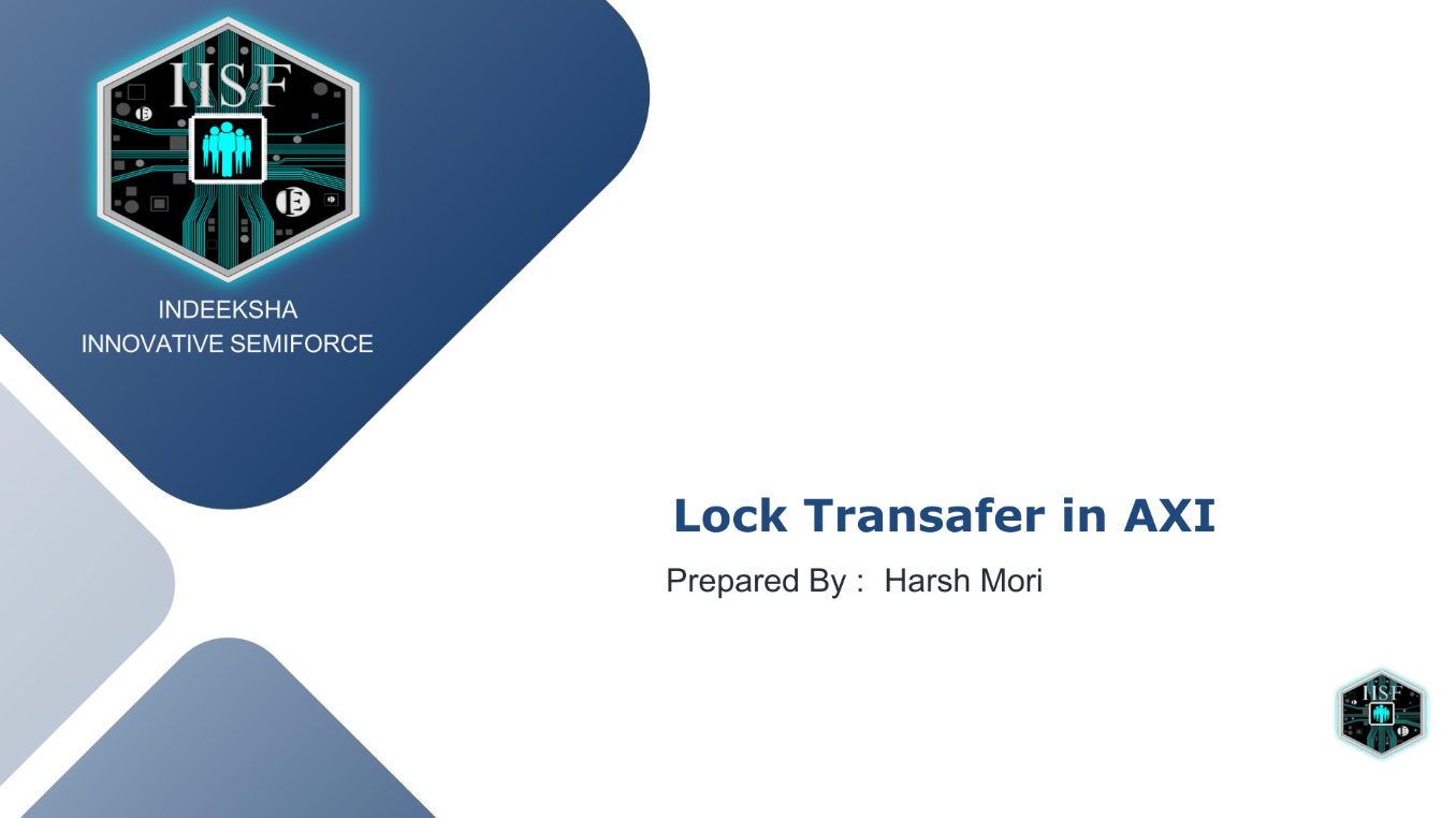 AXI Locked Transfers – Ensuring Atomic